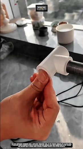 PVC Threading Tool creates pipe threads accurately best for plumbing industry #tool