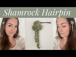 DIY MACRAME | Hair Clip Tutorial
