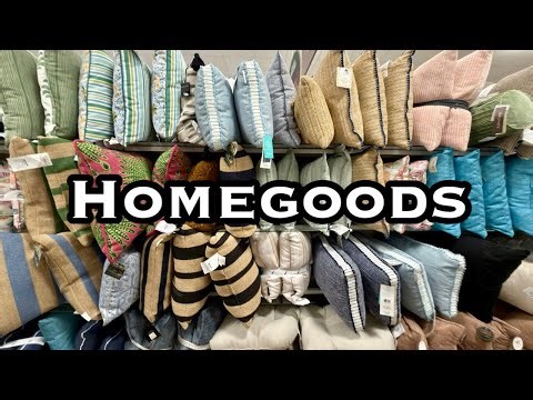 HomeGoods Spring Pillows & Decorative Accent Finds • Shop With Me