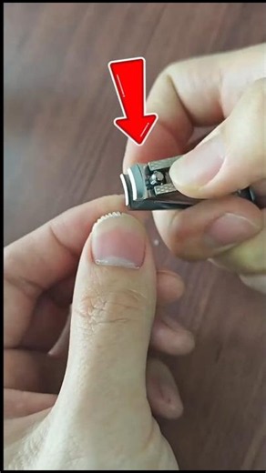 He made the job easier by cutting the nail into square pieces.