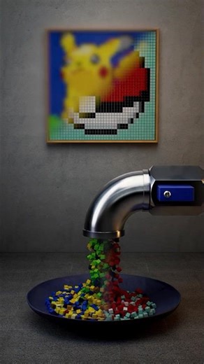 Pokéball to Pikachu | Pixel Art Animation🎮#pixelart #animation #art #shorts #pikachu #pokemon