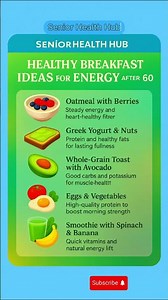 Healthy Breakfast Ideas for More Energy After 60
