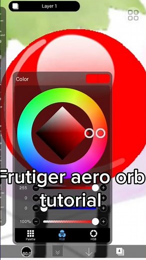 Frutiger aero orb tutorial ibis paint