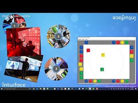 Intuiface and object recognition, using TUIO-enabled devices.