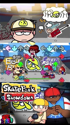 FNF: "Beats me" Skatepark Showdown! #fnf #fnfmod