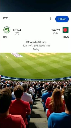 IRELAND'S MAGIC SHOW💯🔥🤫🏏✌️🙌