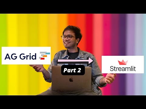 Using STREAMLIT with AG Grid Table - Interactive Table | Part 2/2