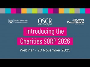 Introducing the Charities SORP 2026