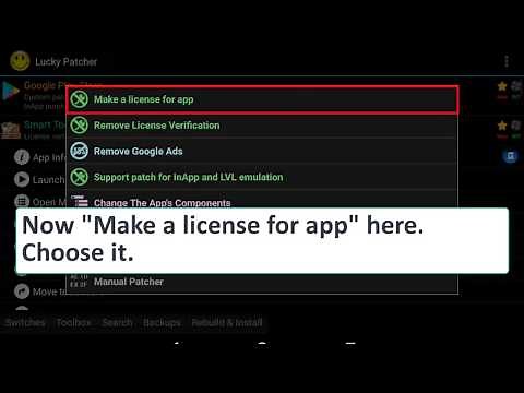 Method #2. Remove license Verification. Make a license for App (need root). Lucky Patcher.
