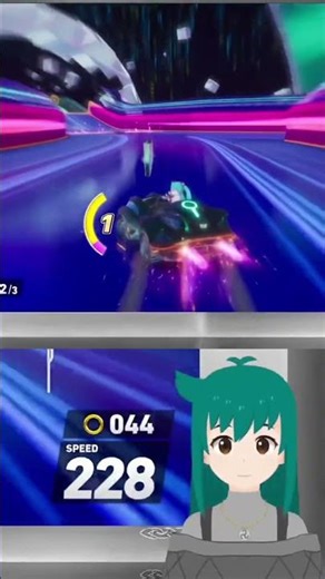 The Invincible Metl #vtuber #envtuber #vtuberclips #sonicracingcrossworlds