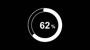 Monochrome Circular Progress Animation