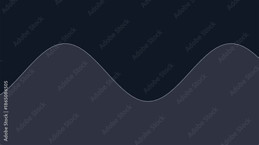 Abstract line graph drawing with a soft fill