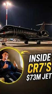 Inside CR7’s $73M Gulfstream G650 ✈️🔥 #CristianoRonaldo #CR7 #GulfstreamG650 #PrivateJet #Luxury