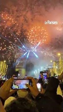 Nouvel An sur les Champs-Elysées : revivez le feu d'artifice du 1er janvier 2025
