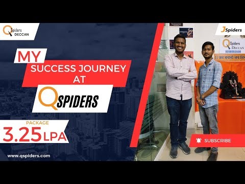 How I got placed as a Test Engineer | QSpiders | Deccan