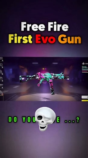 Free Fire First Evo Gun 😱 Ultimate Evolution Edit #ffshorts