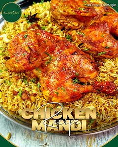 Elevate your feast with the tantalizing aroma of our Chicken Mandi recipe. Celebrate your special family gatherings with our Arabian-style flavorful Chicken Mandi recipe and share your feedback. #chickenmandi #mandirecipe #createthemagic #fblifestyle #superchef | SuperChef