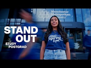 Stand out. Study postgrad at Manchester Met