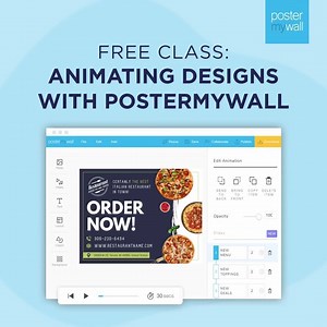 Is your marketing at a standstill? Bring your designs to life by adding fun animations! 🤩 In just 30 minutes, you will learn how to: ✅ Give your design a dynamic intro ✅ Animate your text ✅ Add stickers to your designs SIGN UP: https://fb.me/e/3nil74pVb #LearnWithPosterMyWall | PosterMyWall