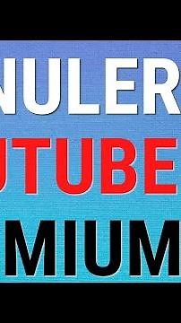 Comment Annuler YouTube Premium Sur IOS