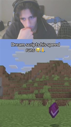 Dream scripting his speedruns #minecraft #smp #bedrock #survival #minecraftserver