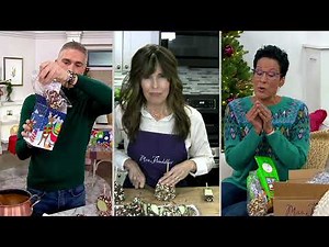 Mrs. Prindables 10 pc. Large Holiday Caramel Apples with Gift Boxes on QVC