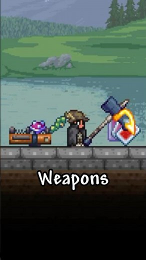 ALL Of The Dead Cells Weapons In Terraria Explained!!
