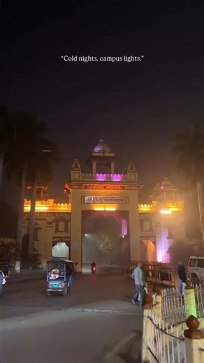 BHU Campus 🥰💖ll Banaras Hindu University ll Varanasi ll In Night Campus #shorts#bhu#varanasi