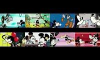 Mix of 8 videos from youtube : Mickey Mouse Season 1 (8 shorts at once) #2