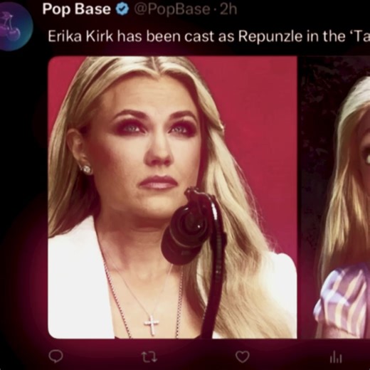 #finalgirl: Erika Kirk as a Rapunzel? Count me IN💜 #aestheticedits #fyp #edit #foryou