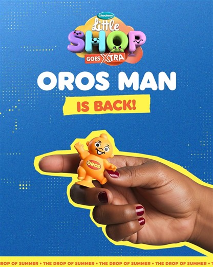 460 reactions · 12 shares | The little OROS Man has snuck into Checkers Little Shop! 李 From 22 September – 9 November, you can get your very own little OROS Man collectible when you shop at Checkers. Already found him? Snap a pic and show us where he’s hanging out.  #OROS #MixItUpWithOROS #SquashTheOrdinary #CheckersLittleShop | Oros | Facebook