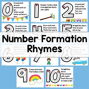 Number Formation Rhymes