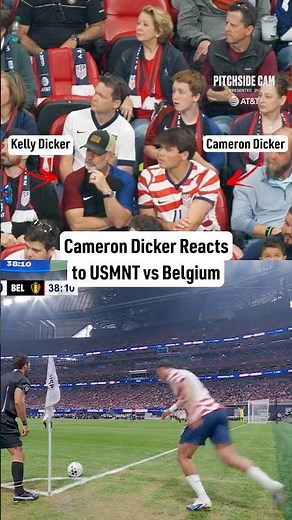 Dicker the Kicker cheering on Team USA 🇺🇸 ‪@ATT‬