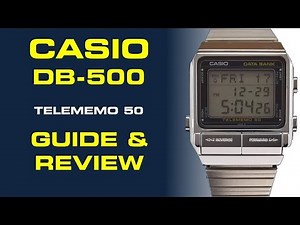 Casio Vintage Databank Watch DB-500 Guide & Review