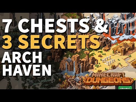 Arch Haven Chests and Secrets Minecraft Dungeons