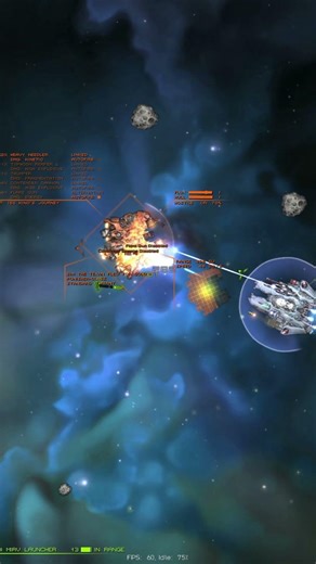 1 vs 1 - Cordite vs Punisher #starsector #spacesim #sandbox