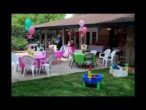 Backyard birthday party ideas