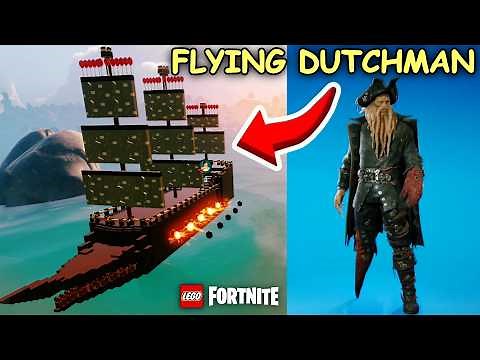 Build an Ultra Realistic FLYING DUTCHMAN Lego Ship in Fortnite – Full Guide