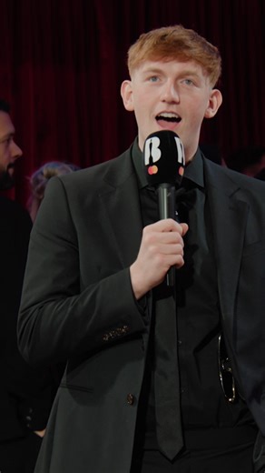 Angryginge is a secret swiftie?! ❤️‍🔥 | BRIT Awards