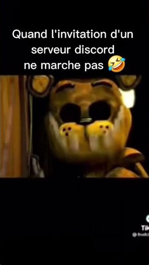 Quand l'invitation d'un serveur discord ne marche pas 🤣#fnaf #discord