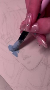 full gouache painting process🥀✨#art #gouache #traditional #sketchbook #sketching #artist #painting #illustration | Soulroho