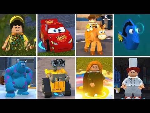 LEGO The Incredibles - All PIXAR Characters (Cars, Toy Story, Inside Out etc.)
