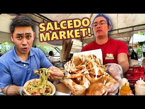 Filipino Market Street Food Tour in Makati! Salcedo Morning Market 🇵🇭 Ubos Pera Ko!