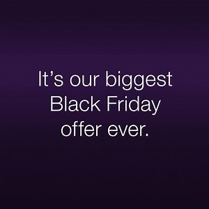 This is massive. Save up to $1,320 this Black Friday when you sign up for Optik TV® & Internet on a 2-year term.* | TELUS