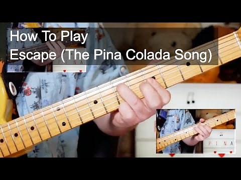 'Escape (The Pina Colada Song)' Rupert Holmes Guitar & Bass Lesson