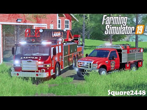 ABONDONED BARN In FLAMES! | Moving Van & Dinner On Fire! | New Fire Trucks | Fire Rescue | FS19