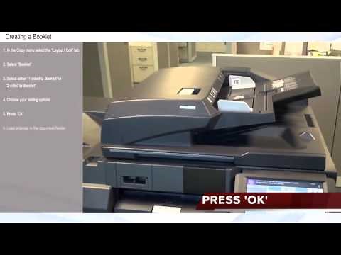 Kyocera Making Booklets Tutorial