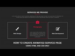 service section with html css | our services section design using html and css hover | am webtech