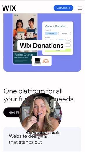 Amplify your fundraising efforts with a new or updated website using Wix Donations. #fundraising #donations #websitemaker #websitedesign