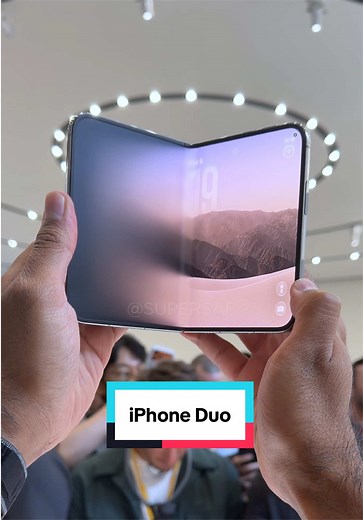 iPhone Duo Hands-On 😍 #iphoneduo #iphone18promax #iphone18air #fyp #supersaf